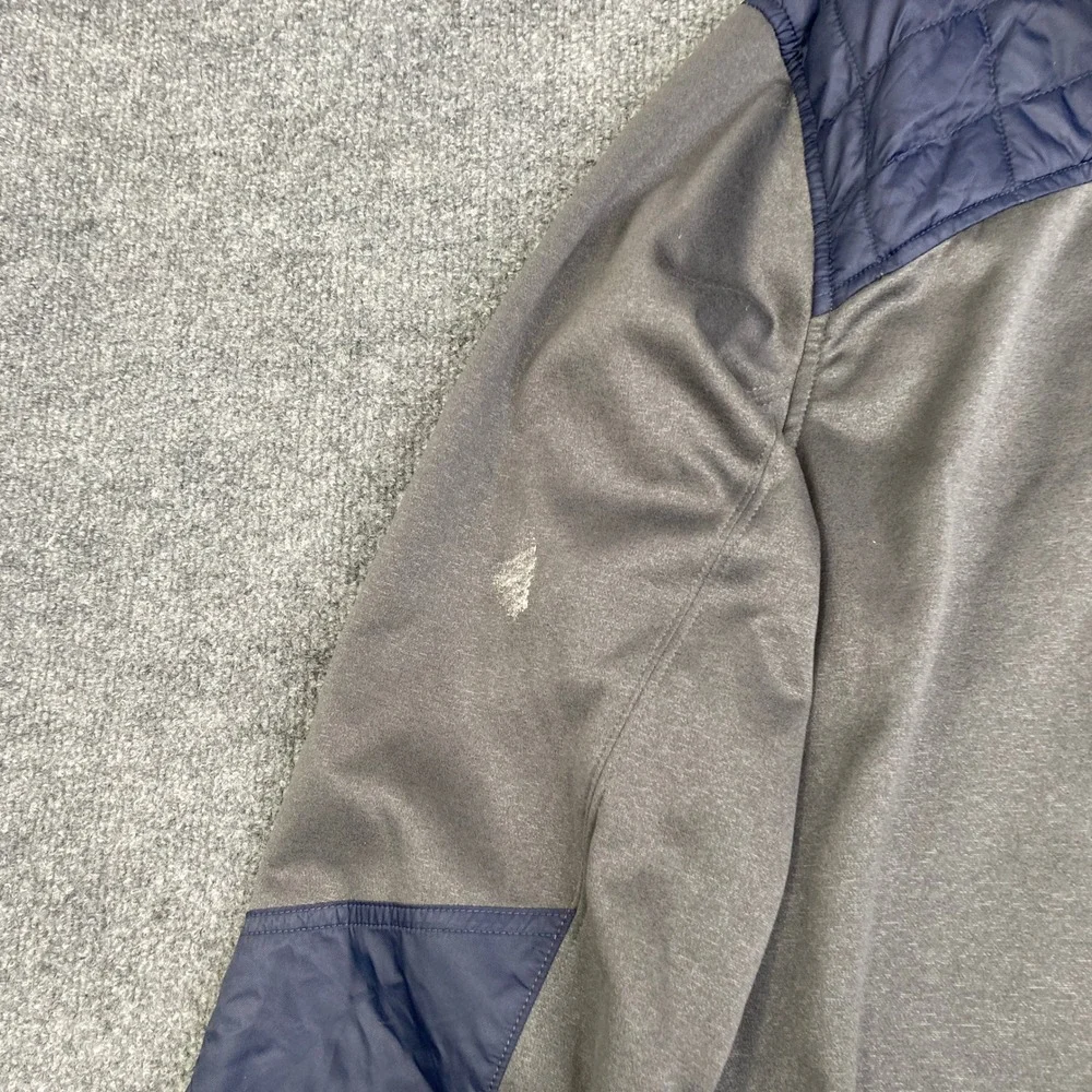 The North Face ThermoBall Hybrid Hoodie Mens XL Blue Grey Full Zip Jacket Layer